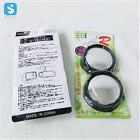 360 degree rotating small round mirror for car